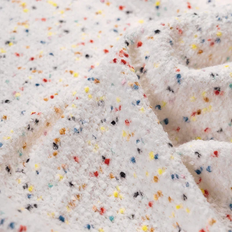 100 * 160Cm White Colored Woolen Fabric Jacket Sweater Knitted Elastic Soft Clothing Designer Thick Fabric By The Meter
100 * 160Cm White Colored Woolen Fabric Jacket Sweater Knitted Elastic Soft Clothing Designer Thick Fabric By The Meter