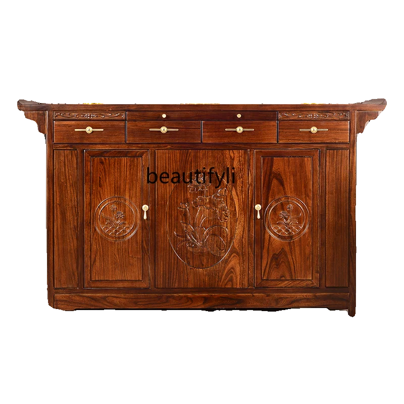 New Chinese-style Gongtai Modern Household Shentai Buddha Table Incense Case Buddha Cabinet, Solid Wood Table
New Chinese-style Gongtai Modern Household Shentai Buddha Table Incense Case Buddha Cabinet, Solid Wood Table