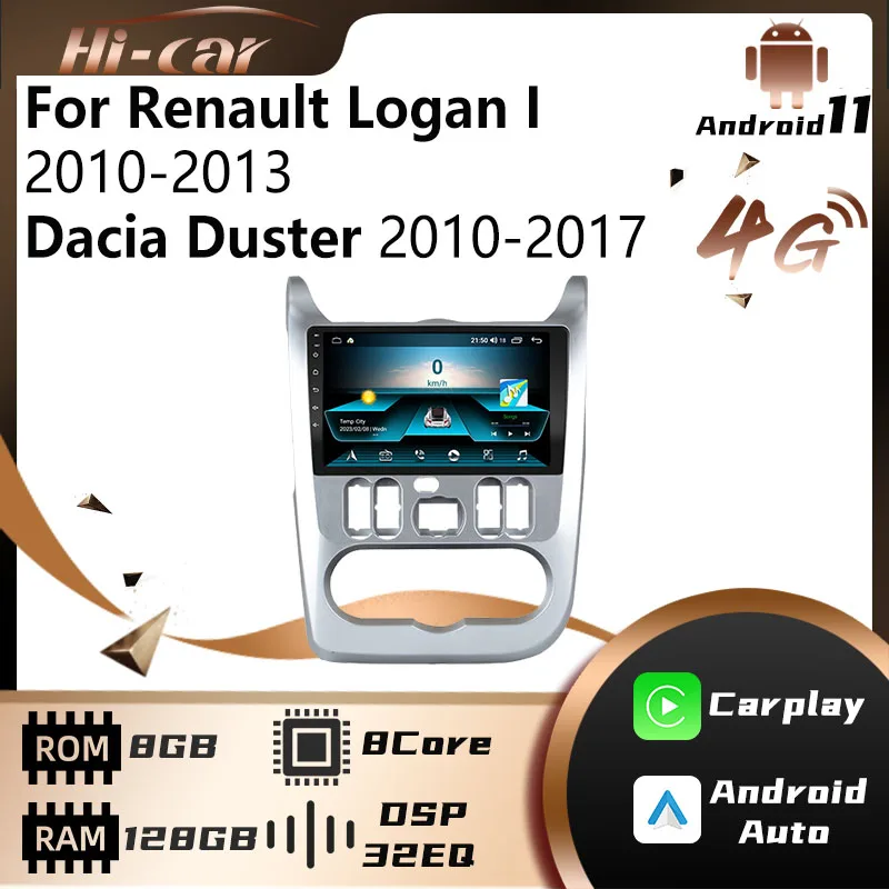 Android Car Radio Stereo for Renault Logan I 2010-2013 2 Din Dacia Duster 2010-2017 Car Multimedia Player Head Unit Autoradio FM
Android Car Radio Stereo for Renault Logan I 2010-2013 2 Din Dacia Duster 2010-2017 Car Multimedia Player Head Unit Autoradio FM