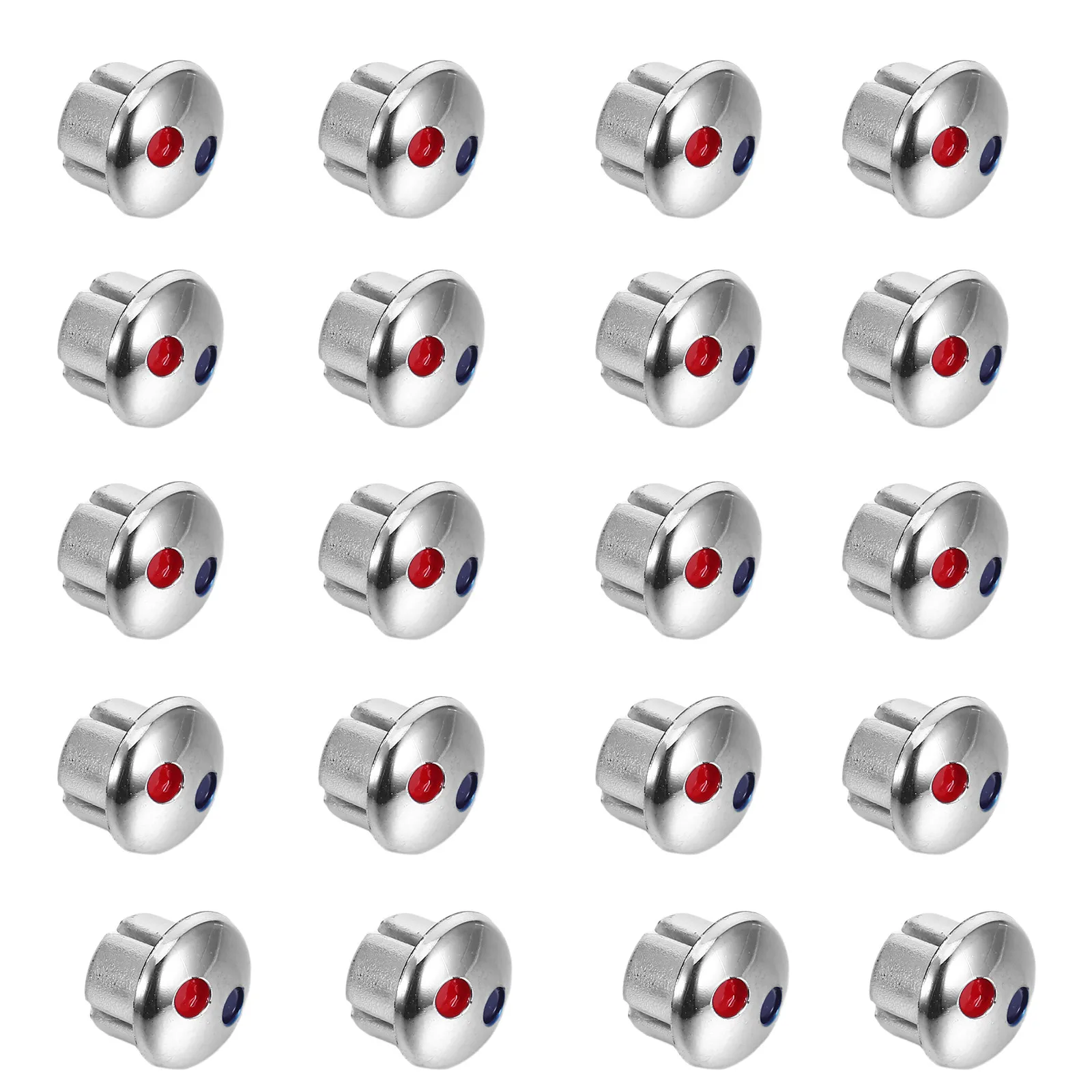 24Pcs Faucet Handle Hole Plugs Hot Cold Water Markers Electroplated Red Blue Temperature Toggle Buttons Replacement Spare Parts
24Pcs Faucet Handle Hole Plugs Hot Cold Water Markers Electroplated Red Blue Temperature Toggle Buttons Replacement Spare Parts