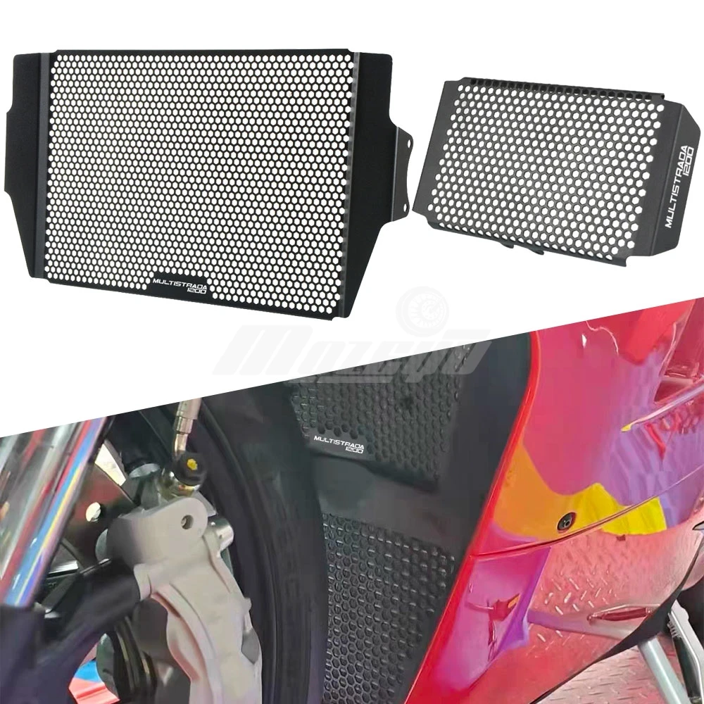 Radiator Grille Guard Covers For Ducati Multistrada 1200 1200S 1200/S Touring/S Sport/S Pikes Peak/S GT 2010 2011 2012 2013 2014
Radiator Grille Guard Covers For Ducati Multistrada 1200 1200S 1200/S Touring/S Sport/S Pikes Peak/S GT 2010 2011 2012 2013 2014