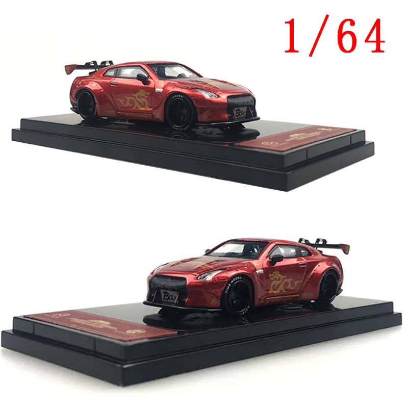 Diecast 1/64 Scale TIMEMODEL GTR Alloy Car Model High Tail Wing Play Vehicles Toys for Boys Original Box
Diecast 1/64 Scale TIMEMODEL GTR Alloy Car Model High Tail Wing Play Vehicles Toys for Boys Original Box