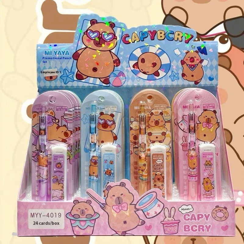 Capibala 24Pcs Mechanical Pencil Cartoon Set Soft Rubber Handle 0.5Mm Replacement Core Students Learning Stationery Gifts
Capibala 24Pcs Mechanical Pencil Cartoon Set Soft Rubber Handle 0.5Mm Replacement Core Students Learning Stationery Gifts
