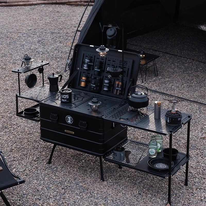 table dual-purpose storage box picnic mobile kitchen expansion aluminum alloy IGT
table dual-purpose storage box picnic mobile kitchen expansion aluminum alloy IGT