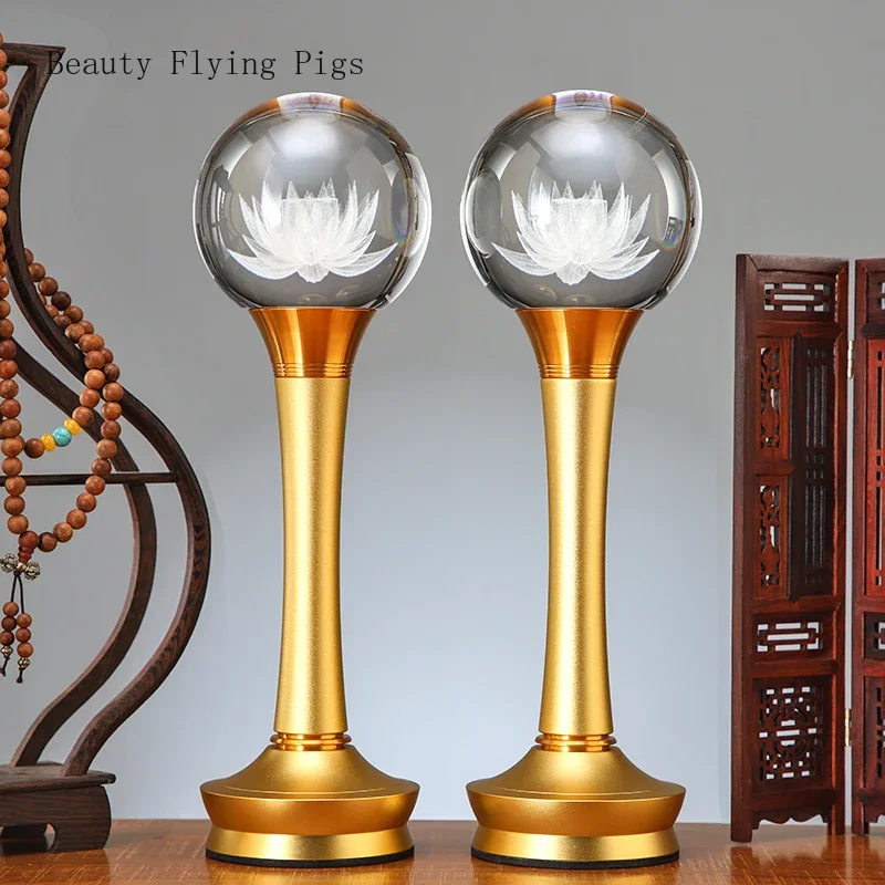 Crystal Simulated candlestick Buddha Lotus Decoration Home Prayer Candle Shop Wealth Invitation 2PCS/LOT
Crystal Simulated candlestick Buddha Lotus Decoration Home Prayer Candle Shop Wealth Invitation 2PCS/LOT
