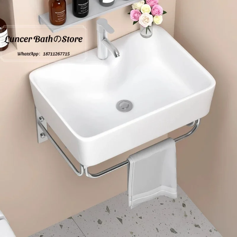 Wall Mounted Ceramic Hand Wash Basin with Cabinet, Small Space Bathroom Vanity Set, Integrated Washbasin for Home Toilet
Wall Mounted Ceramic Hand Wash Basin with Cabinet, Small Space Bathroom Vanity Set, Integrated Washbasin for Home Toilet