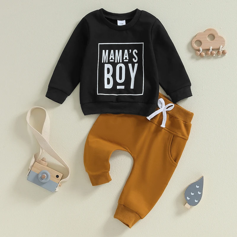 Baby Clothing Boys Autumn Long Sleeve Crew Neck Letters Print Sweatshirt Sweatpants Pants Sets Newborn Clothes
Baby Clothing Boys Autumn Long Sleeve Crew Neck Letters Print Sweatshirt Sweatpants Pants Sets Newborn Clothes