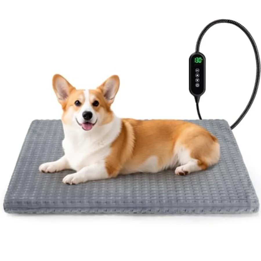Heated Cat Bed, Waterproof Heated Cat Dog Bed with Adjustable Temperature and Timer, Electric Pet Mat for Indoor Cats Dogs, Che
Heated Cat Bed, Waterproof Heated Cat Dog Bed with Adjustable Temperature and Timer, Electric Pet Mat for Indoor Cats Dogs, Che