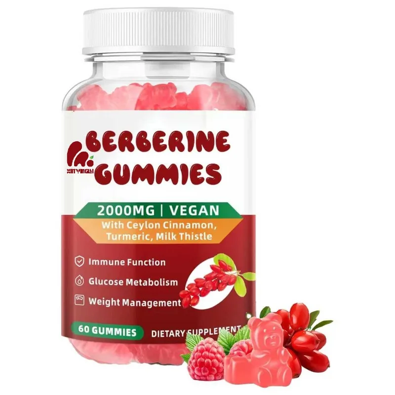 2000mg berberine hydrochloride gummies containing Ceylon cinnamon, milk thistle - immune and metabolic health support
2000mg berberine hydrochloride gummies containing Ceylon cinnamon, milk thistle - immune and metabolic health support