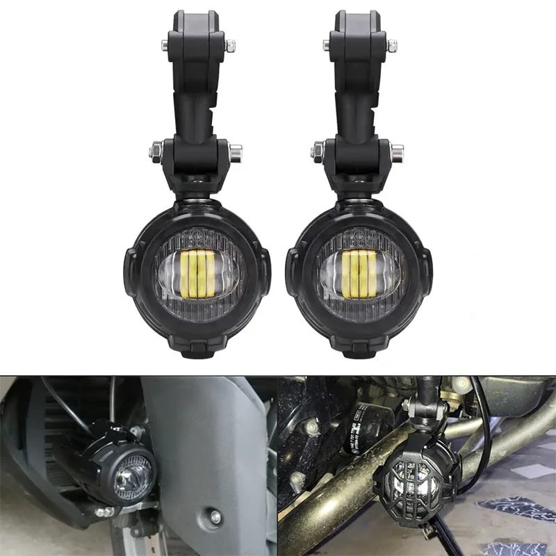 Motorcycle LED Auxiliary Lamp Fog Lights For BMW R1200GS F800GS ADV Yamaha MT07 MT09 CRF1000L Africa Twin Kawasaki Driving Lamp
Motorcycle LED Auxiliary Lamp Fog Lights For BMW R1200GS F800GS ADV Yamaha MT07 MT09 CRF1000L Africa Twin Kawasaki Driving Lamp