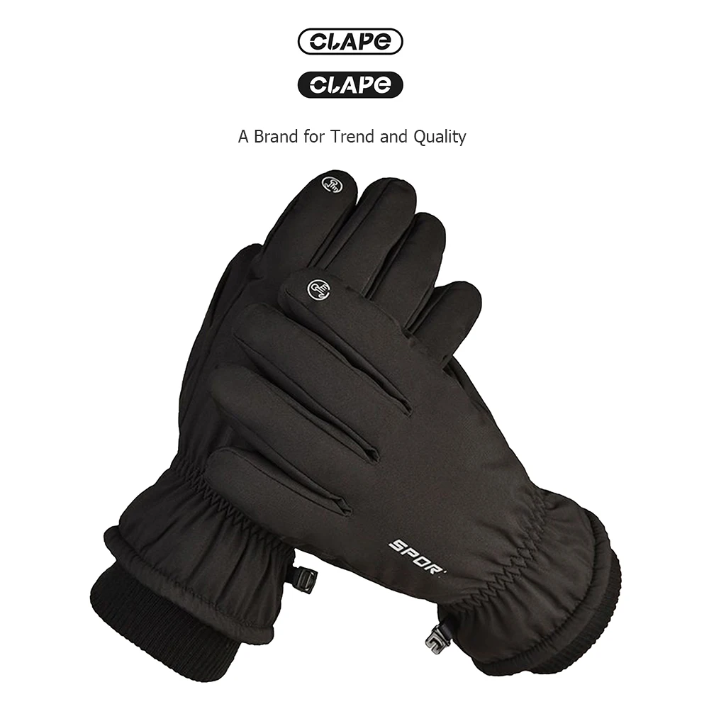 Clape Waterproof Warm Ski Gloves Windproof Winter Glove PU Leather Anti-Slip Touchscreen Gloves Outdoor Sport Cycling Gloves
Clape Waterproof Warm Ski Gloves Windproof Winter Glove PU Leather Anti-Slip Touchscreen Gloves Outdoor Sport Cycling Gloves