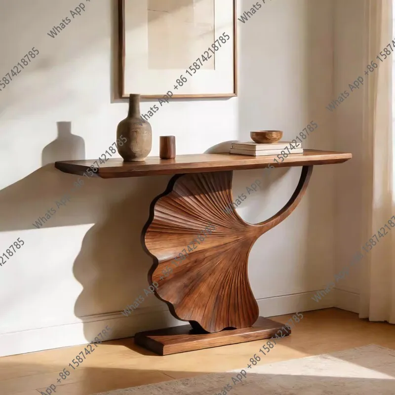 North American black walnut simple story, Song-style aesthetics, entrance table, entrance door, solid wood entrance platform
North American black walnut simple story, Song-style aesthetics, entrance table, entrance door, solid wood entrance platform