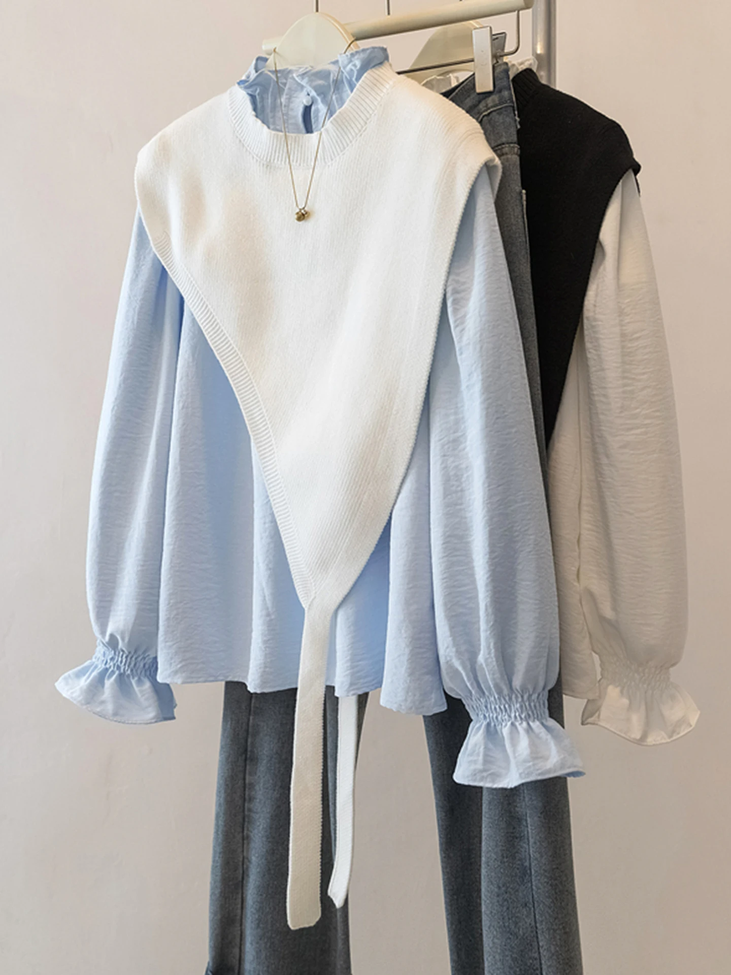 Женский вязаный жилет-накидка больших размеров, модный комплект из двух предметов с асимметричным подолом, для повседневной носки
Женский вязаный жилет-накидка больших размеров, модный комплект из двух предметов с асимметричным подолом, для повседневной носки