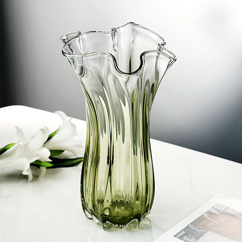 Light luxury glass art cabbage vase home living room creative water flower arrangement model room soft decorative ornament
Light luxury glass art cabbage vase home living room creative water flower arrangement model room soft decorative ornament
