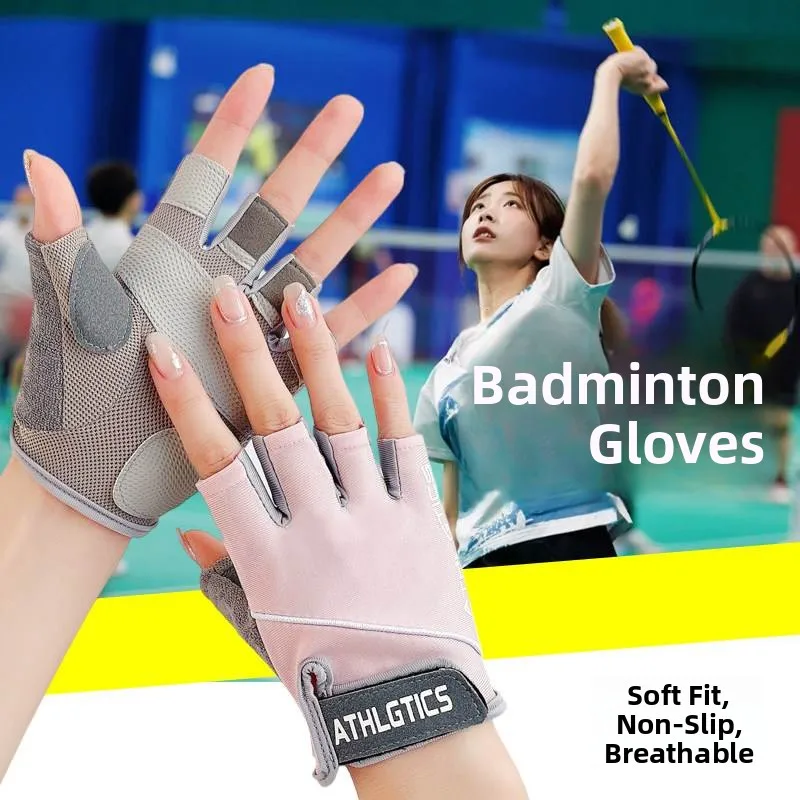Перчатки для бадминтона для правой руки, защита от мозолей, для тенниса, фитнеса, тренировок с гантелями, износостойкие, противоскользящие, спортивное снаряжение
Перчатки для бадминтона для правой руки, защита от мозолей, для тенниса, фитнеса, тренировок с гантелями, износостойкие, противоскользящие, спортивное снаряжение