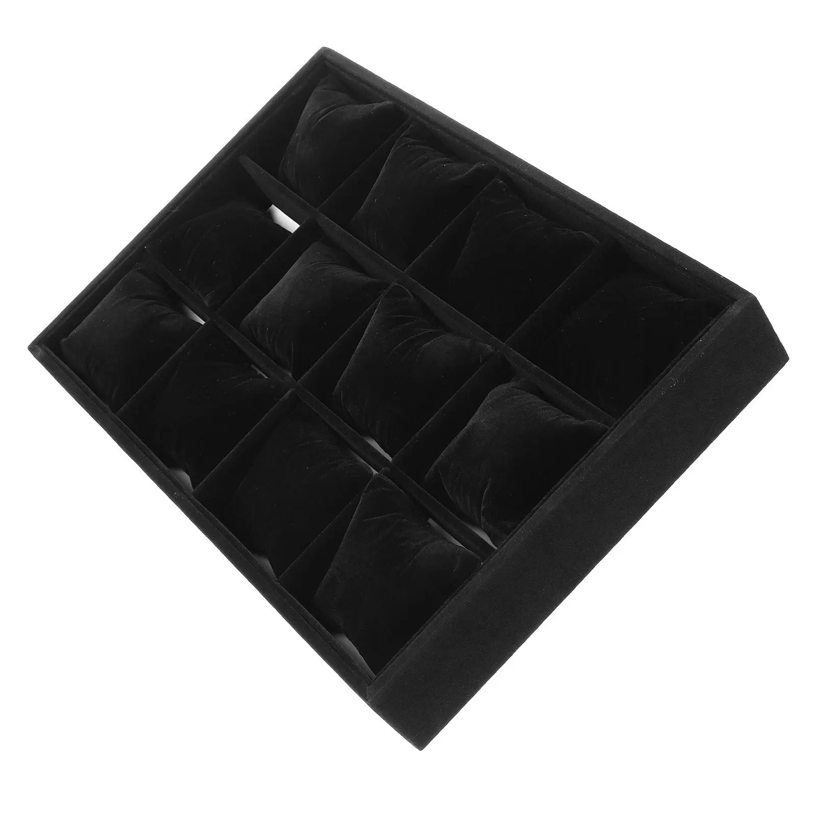 12-Compartment Linen- Bracelet Bangle Display Tray with Soft Pillows Jewelry Organizer for Drawer Cabinet Retail
12-Compartment Linen- Bracelet Bangle Display Tray with Soft Pillows Jewelry Organizer for Drawer Cabinet Retail