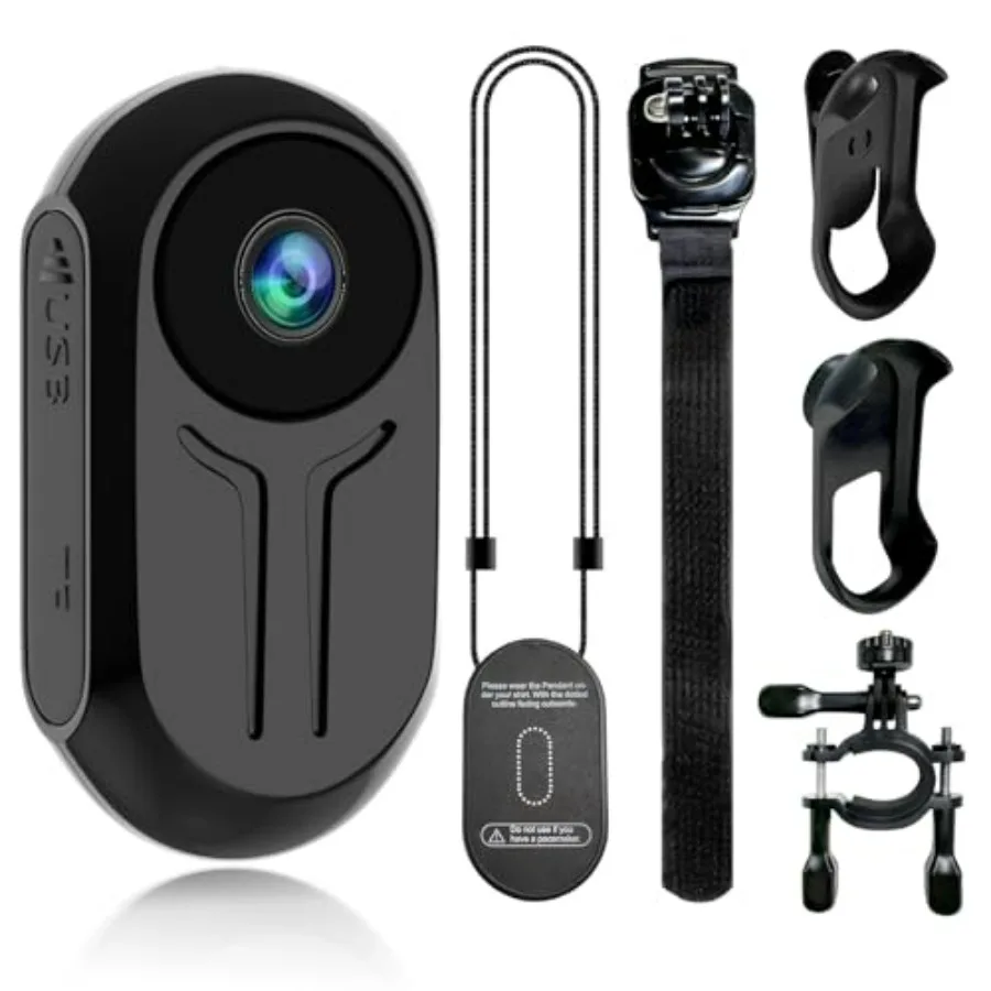 Wearable Thumb Sports Action Camera FHD 1080P Magnetic Mini Body Camera with Audio Small POV Vlogging Camera Bodycam with Night
Wearable Thumb Sports Action Camera FHD 1080P Magnetic Mini Body Camera with Audio Small POV Vlogging Camera Bodycam with Night