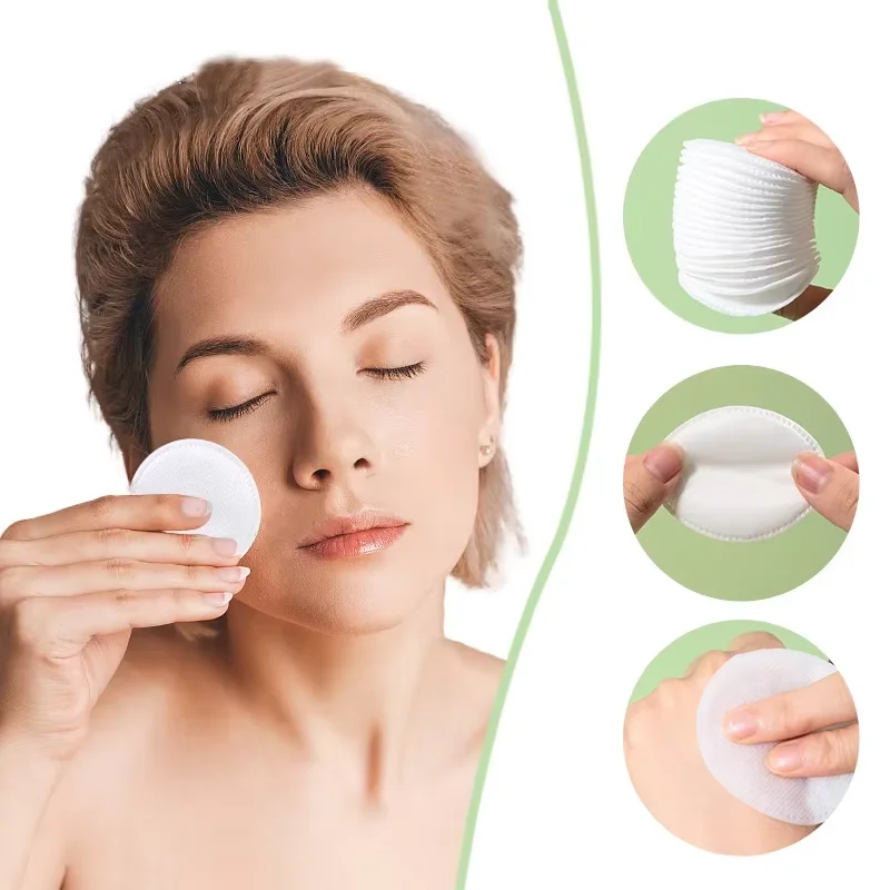 Makeup Removal Cotton Pads Circular Soft Face Wet Application Disposable Facial Cleansing Pads Skincare Tool
Makeup Removal Cotton Pads Circular Soft Face Wet Application Disposable Facial Cleansing Pads Skincare Tool