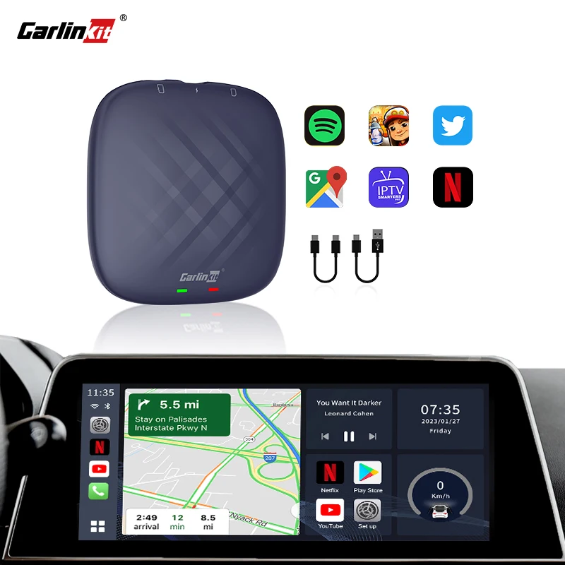 Carlinkit TBOX автомобильная система Android 13 64 ГБ интерфейс мультимедийное видео беспроводной Android авто Carplay Smartbox ai box
Carlinkit TBOX автомобильная система Android 13 64 ГБ интерфейс мультимедийное видео беспроводной Android авто Carplay Smartbox ai box