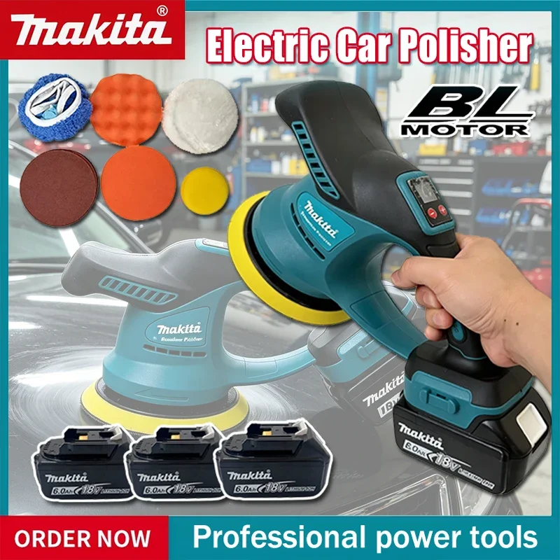 Makita Brushless Electric Car Polisher 6Gear Cordless Auto Electric Waxing Sanding Sealing Glaze Tool For Makita 18V Battery Pin
Makita Brushless Electric Car Polisher 6Gear Cordless Auto Electric Waxing Sanding Sealing Glaze Tool For Makita 18V Battery Pin