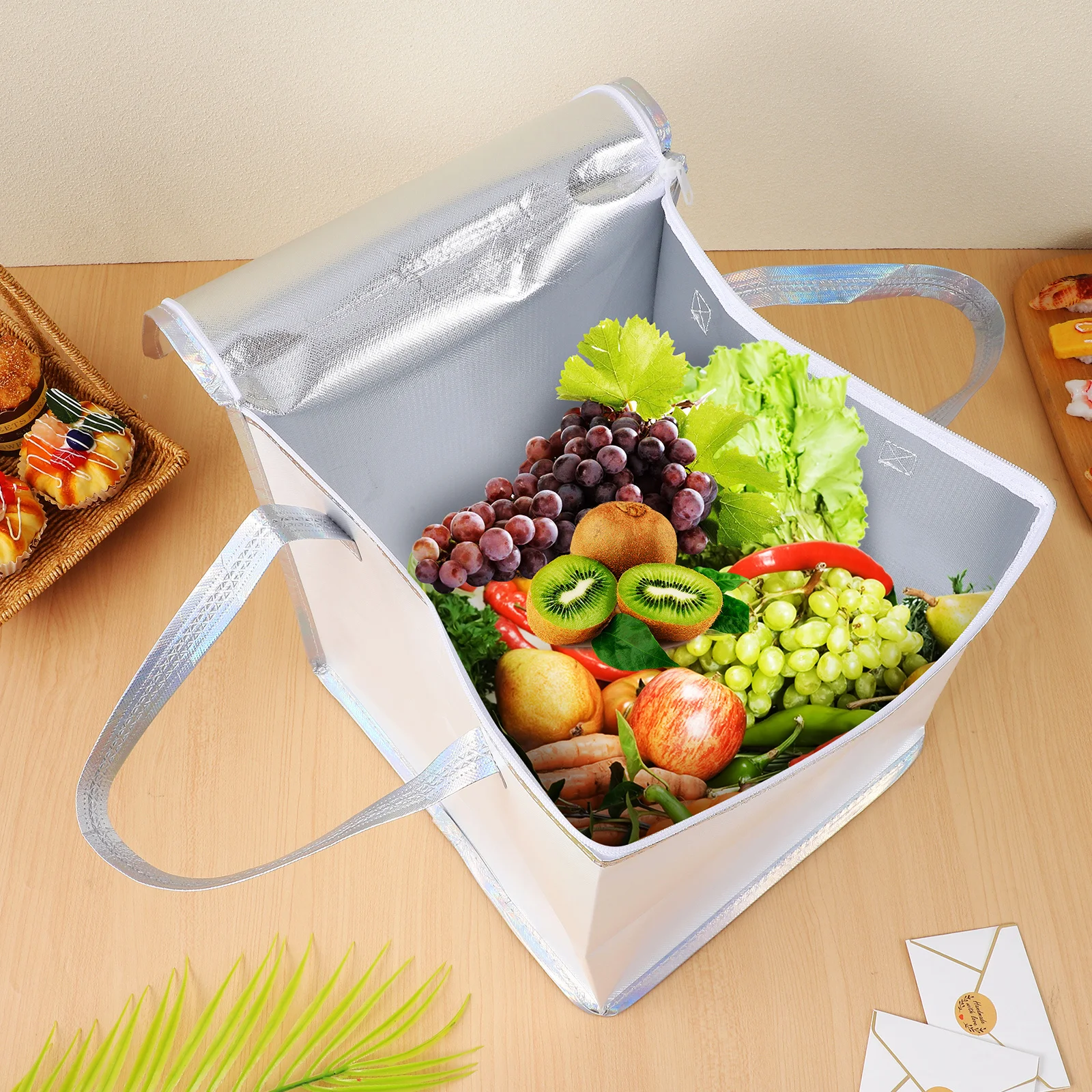 2Pcs Insulated Food Bags Large Capacity Cooler Bags Thermal Storage Foldable Grocery Picnic Camping Cooler Bag
2Pcs Insulated Food Bags Large Capacity Cooler Bags Thermal Storage Foldable Grocery Picnic Camping Cooler Bag