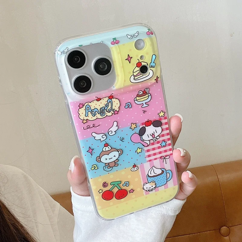 Color Polka Dots Plaid Pattern Cherry Monkey Cute Phone Case For iPhone 17 Pro 16 15 14 Pro Max Back Cover Korean Cartoon Cases
Color Polka Dots Plaid Pattern Cherry Monkey Cute Phone Case For iPhone 17 Pro 16 15 14 Pro Max Back Cover Korean Cartoon Cases