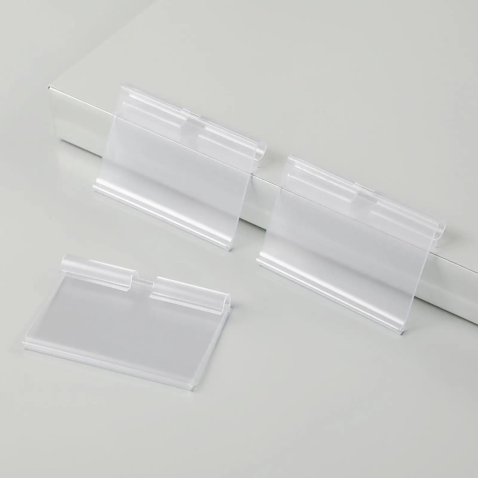 60 Pcs Supermarket Label Holders Transparent PVC Price Tags Shelf Labels Reusable Storage Box Signs DisplayBins
60 Pcs Supermarket Label Holders Transparent PVC Price Tags Shelf Labels Reusable Storage Box Signs DisplayBins