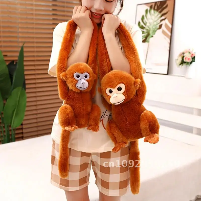 Lifelike Simulation Monkey Doll Throw Pillow Golden Monkey with Gift Doll Toy Bed Plush Birthday Sleeping Two Faces
Lifelike Simulation Monkey Doll Throw Pillow Golden Monkey with Gift Doll Toy Bed Plush Birthday Sleeping Two Faces