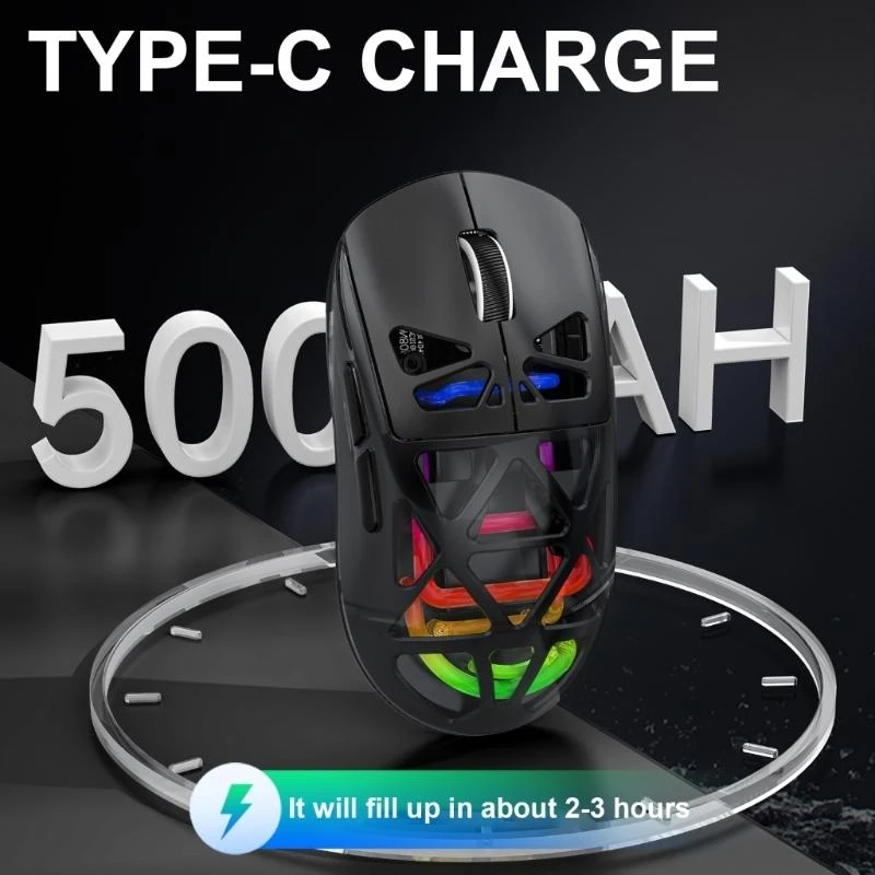 Innovative Three 3Modes Wireless Mouse with Clear Transparents 800-1200-1600-2400-3600DPI Bluetooth-compatible 2.4 Mouse F19E
Innovative Three 3Modes Wireless Mouse with Clear Transparents 800-1200-1600-2400-3600DPI Bluetooth-compatible 2.4 Mouse F19E