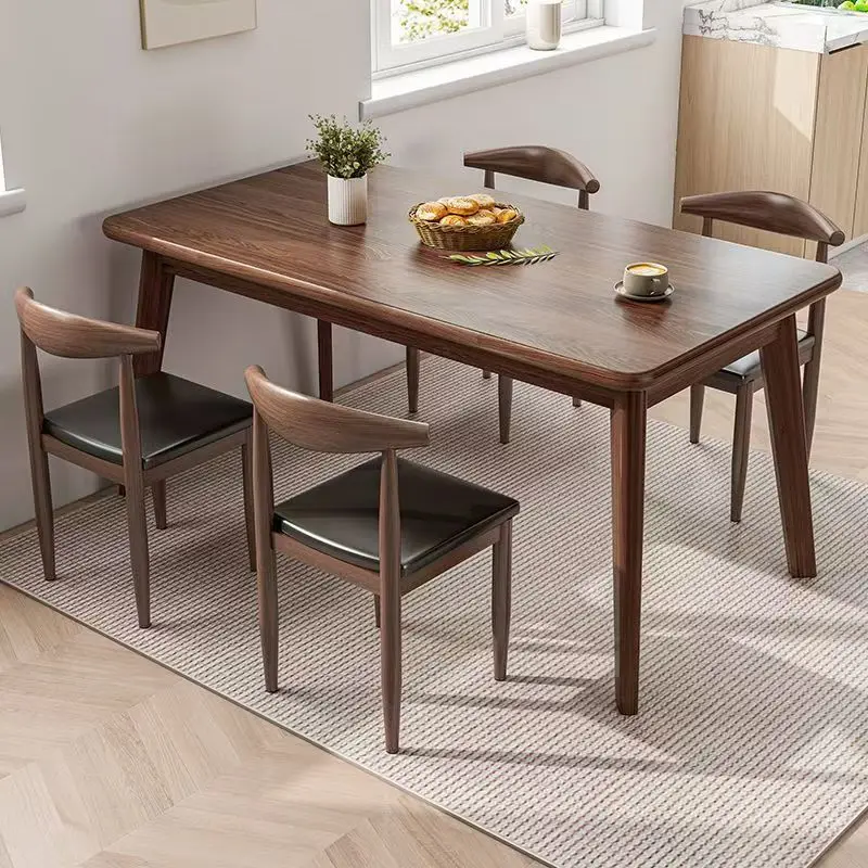 *Solid Wood Leg Rectangular Dining Table Set for 4 Simple Dining Desk for Small Household or Family Elegant Chairs Included
*Solid Wood Leg Rectangular Dining Table Set for 4 Simple Dining Desk for Small Household or Family Elegant Chairs Included