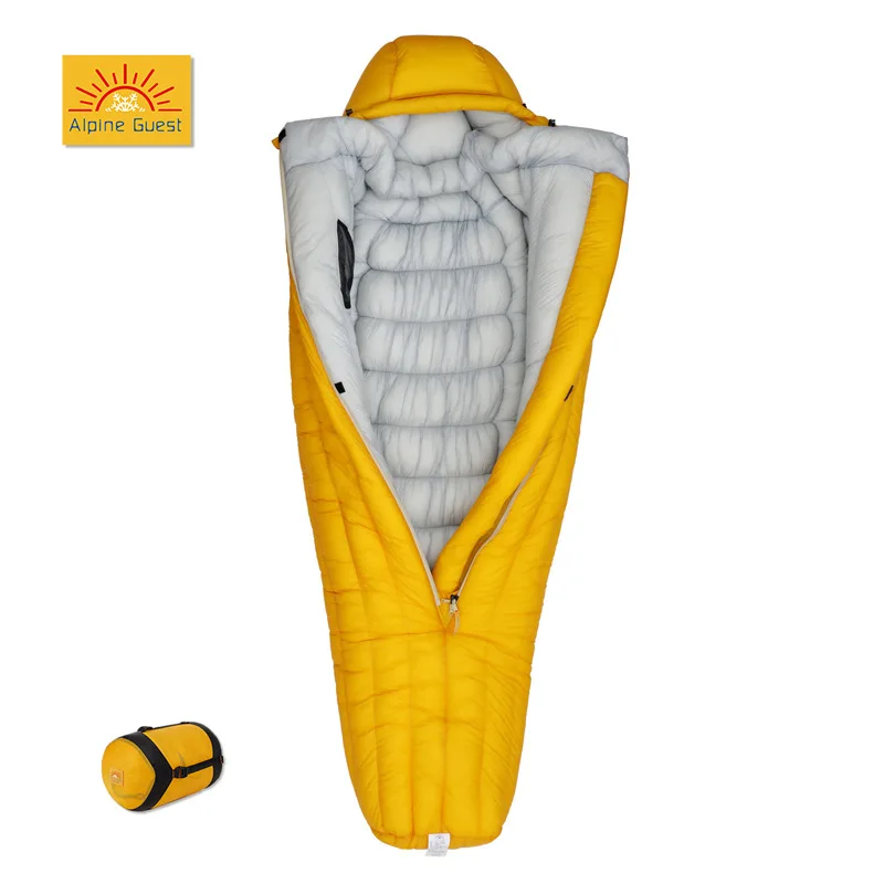 Alpine Guest Sleeping Bag Down Ultra-light Sleeping Bag Nylon Wear-resistant Portable Waterproof Camping Hiking Sleeping Bag
Alpine Guest Sleeping Bag Down Ultra-light Sleeping Bag Nylon Wear-resistant Portable Waterproof Camping Hiking Sleeping Bag