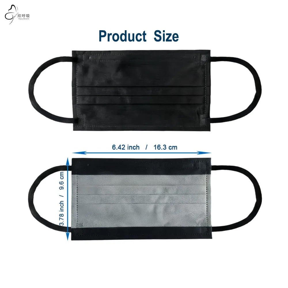 2000PCS 3-Layer Disposable Face Masks Melt Blown Cloth Anti-Dust Protective Mouth Cover Black Gray Wholesale Pack
2000PCS 3-Layer Disposable Face Masks Melt Blown Cloth Anti-Dust Protective Mouth Cover Black Gray Wholesale Pack