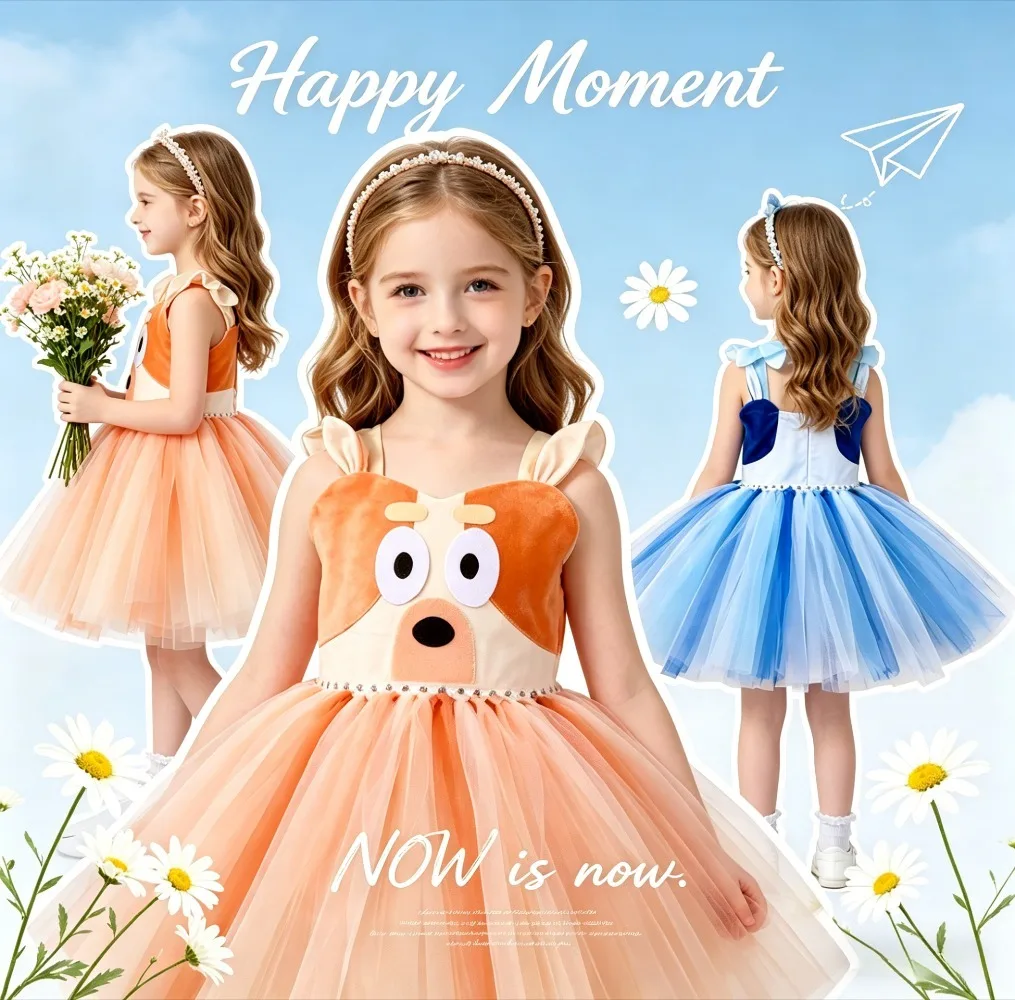 Animal Cosplay Costume Dog Print Tutu Dress Halloween Dog Role Play Outfit for Birthday Party Carnival Stage Themed Performance
Animal Cosplay Costume Dog Print Tutu Dress Halloween Dog Role Play Outfit for Birthday Party Carnival Stage Themed Performance