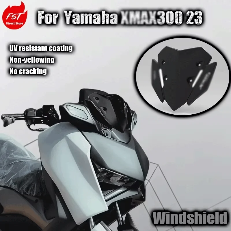 For 2023 Yamaha XMAX300 models this is a modified original factory sport short windshield racing windshield fairing
For 2023 Yamaha XMAX300 models this is a modified original factory sport short windshield racing windshield fairing