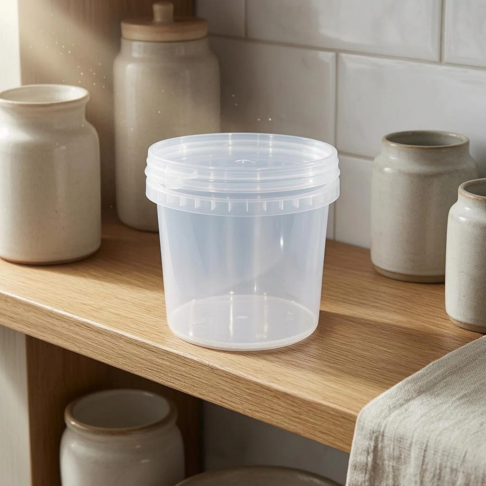 Plastic Pail Thick-Walled Food Storage Pail Container Easy Clean
Plastic Pail Thick-Walled Food Storage Pail Container Easy Clean
