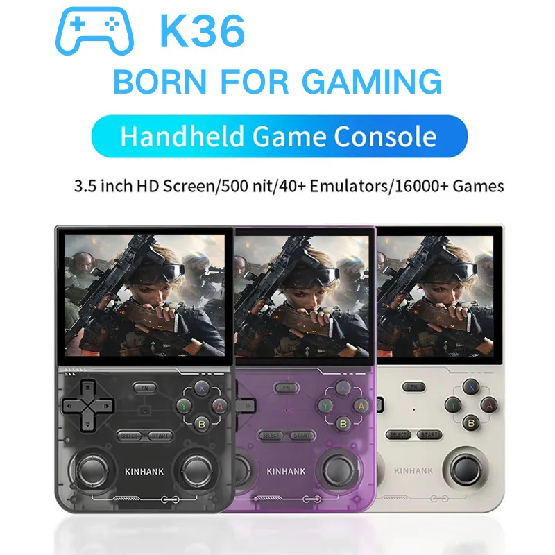 Bestseller K36 Handheld Game Console 3.5 Inch Hd Ips Screen Dual Joystick Preloaded 16000games 40emulators Portable Retro Arcade
Bestseller K36 Handheld Game Console 3.5 Inch Hd Ips Screen Dual Joystick Preloaded 16000games 40emulators Portable Retro Arcade