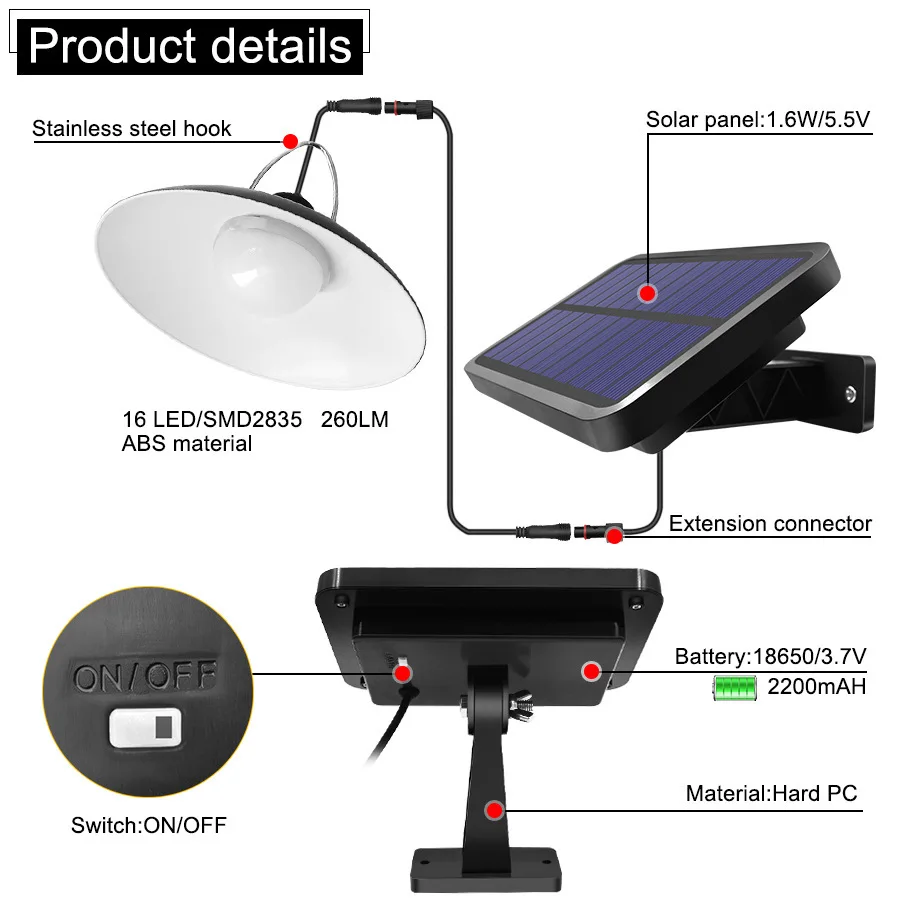New remote control solar light bulb one drag one single head chandelier split garden light LED light cross-border special supply
New remote control solar light bulb one drag one single head chandelier split garden light LED light cross-border special supply