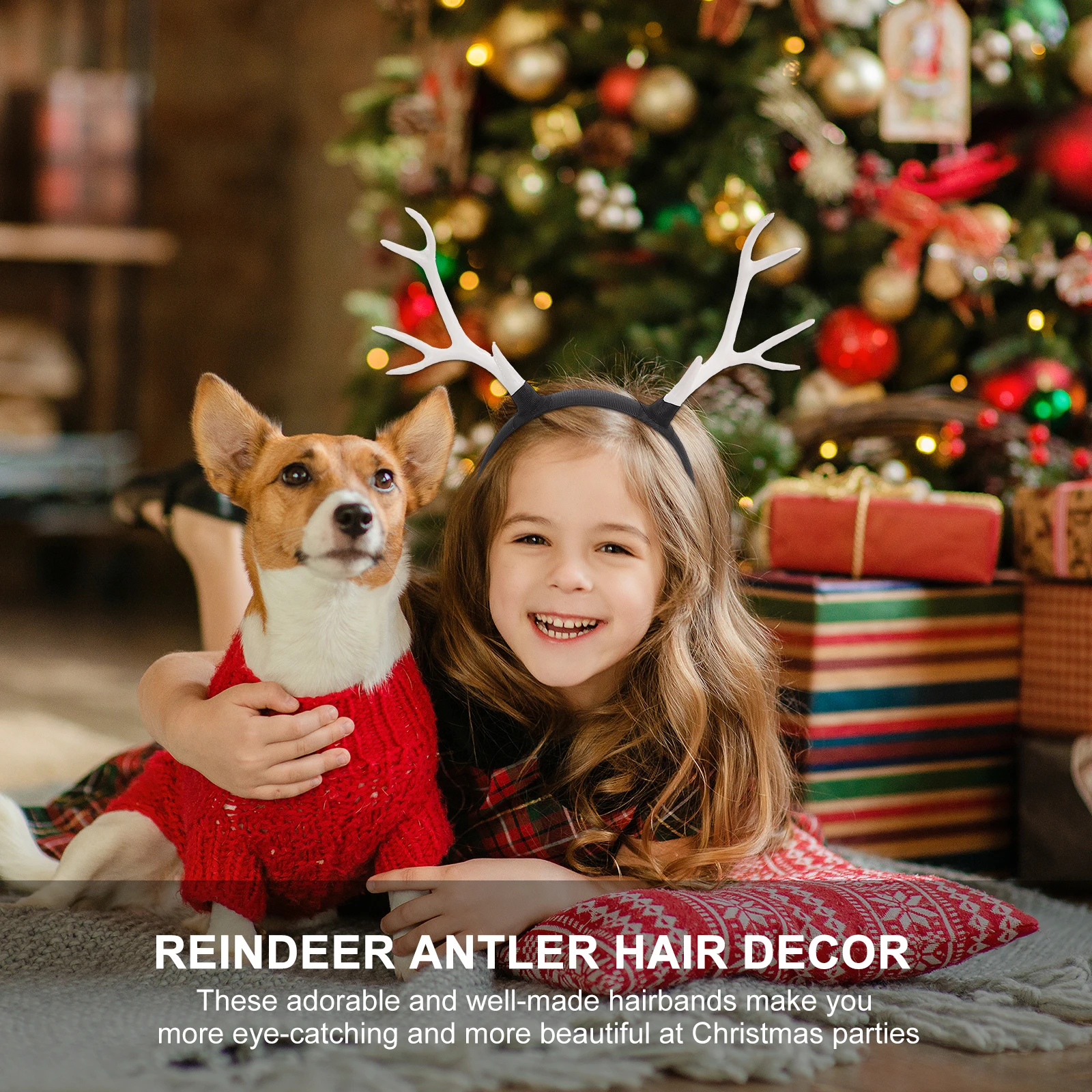 1pc Christmas Reindeer Headband Hoops Antler Deer Horn Headdress Party Costume Accessory Festival Hair Decor Cosplay Headdress
1pc Christmas Reindeer Headband Hoops Antler Deer Horn Headdress Party Costume Accessory Festival Hair Decor Cosplay Headdress