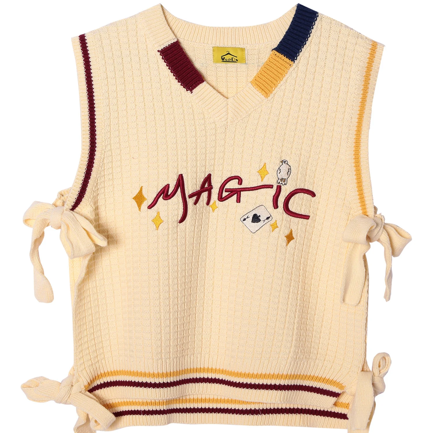 Retro Loose Cotton Yarn Knitted Vest Women's Autumn Sleeveless Vest Sweater Coat Top
Retro Loose Cotton Yarn Knitted Vest Women's Autumn Sleeveless Vest Sweater Coat Top