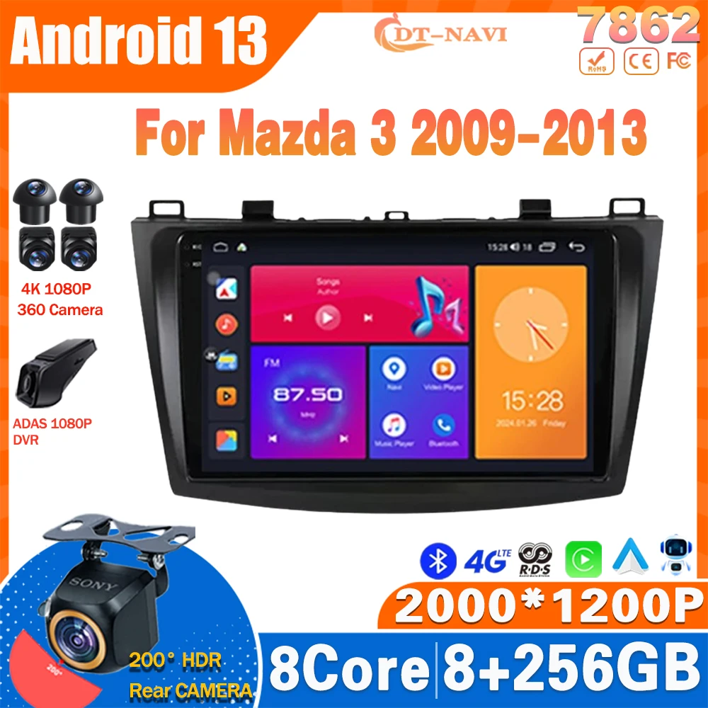 Автомагнитола NO 2 Din на Android для Mazda 3 2009-2013, мультимедийный плеер, стерео-навигация, динамики для Carplay, головное устройство, видео, аудио, GPS
Автомагнитола NO 2 Din на Android для Mazda 3 2009-2013, мультимедийный плеер, стерео-навигация, динамики для Carplay, головное устройство, видео, аудио, GPS