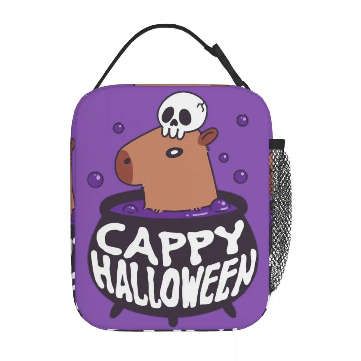 Lunch Boxes Cappy Halloween Capybara Merch Funny Skull Animal Lunch Container INS Trendy Thermal Cooler Lunch Box For Travel
Lunch Boxes Cappy Halloween Capybara Merch Funny Skull Animal Lunch Container INS Trendy Thermal Cooler Lunch Box For Travel