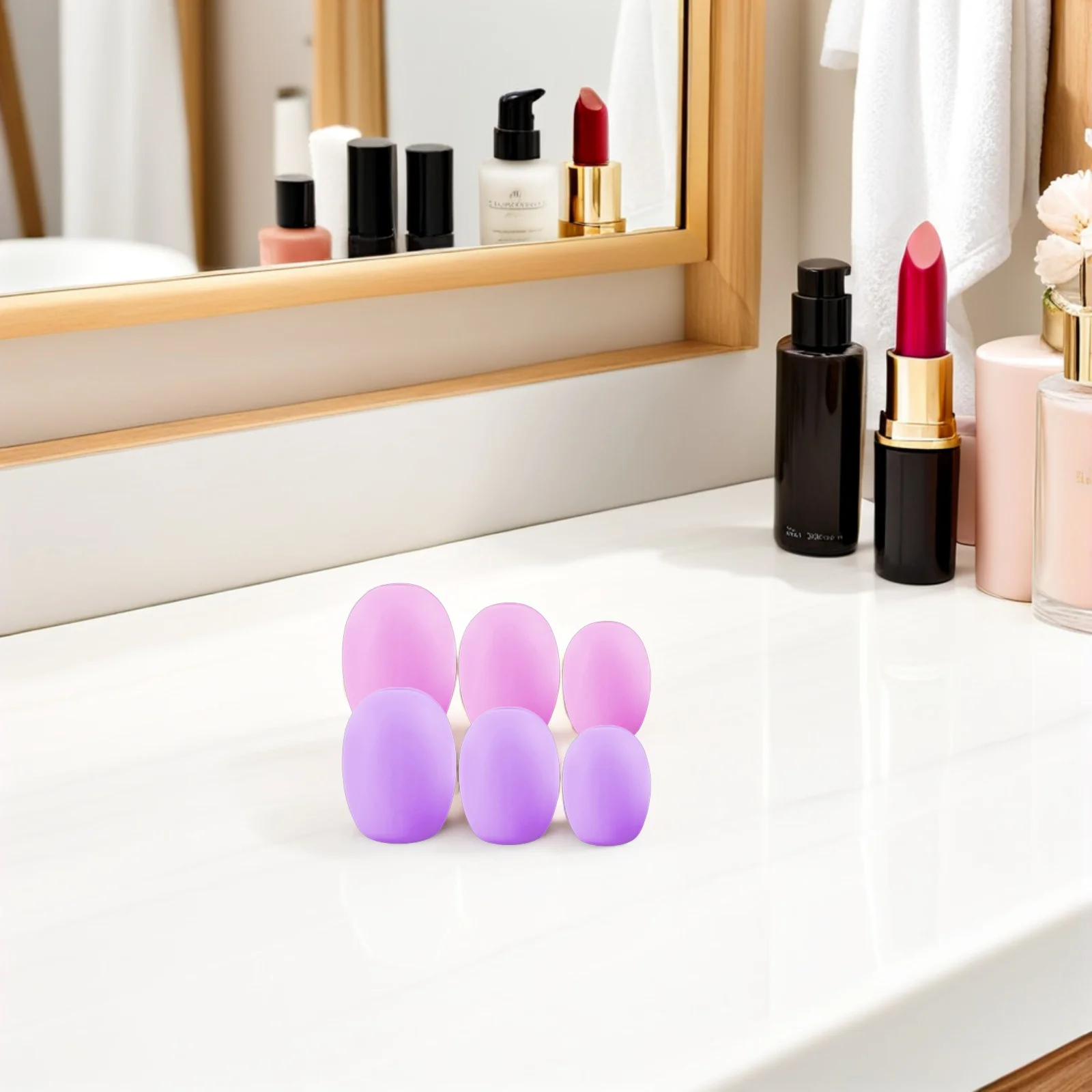 6Pcs Makeup Brush Protectors Silicone Cover Travel Makeup Brush Holder Blush Foundation Concealer Protector Protector
6Pcs Makeup Brush Protectors Silicone Cover Travel Makeup Brush Holder Blush Foundation Concealer Protector Protector