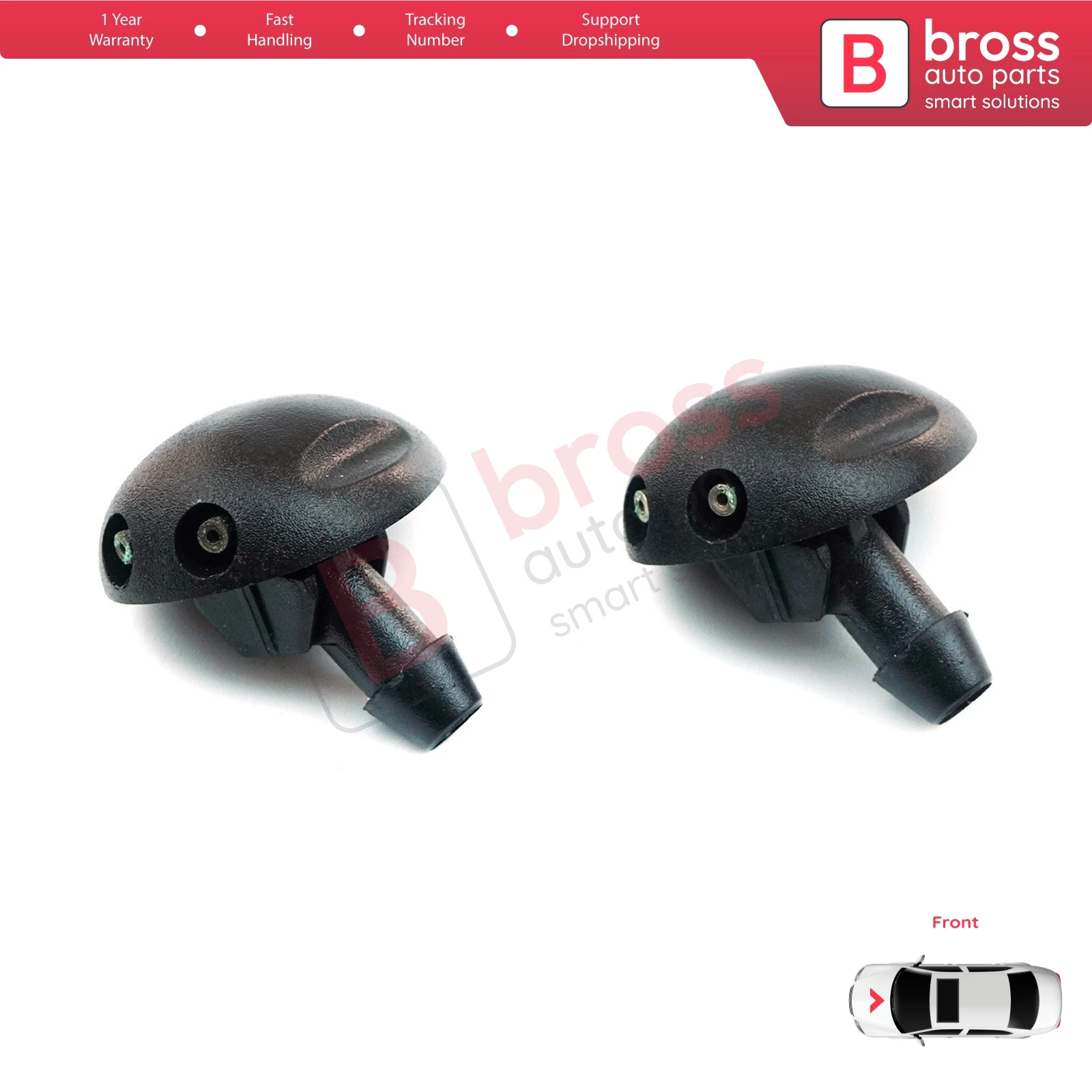 BSP527 2 Pcs Front Window Windshield Water Nozzle Spray Jets for Renault Dacia Scenic Megane Logan Sandero Largus 7700846456
BSP527 2 Pcs Front Window Windshield Water Nozzle Spray Jets for Renault Dacia Scenic Megane Logan Sandero Largus 7700846456