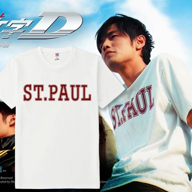 Initial D T Shirts Men Women 100%Cotton 260g Tshirt Jay Chou Wear St Paul Printed Short Sleeve Tees Japanese Style Anime Tops
Initial D T Shirts Men Women 100%Cotton 260g Tshirt Jay Chou Wear St Paul Printed Short Sleeve Tees Japanese Style Anime Tops