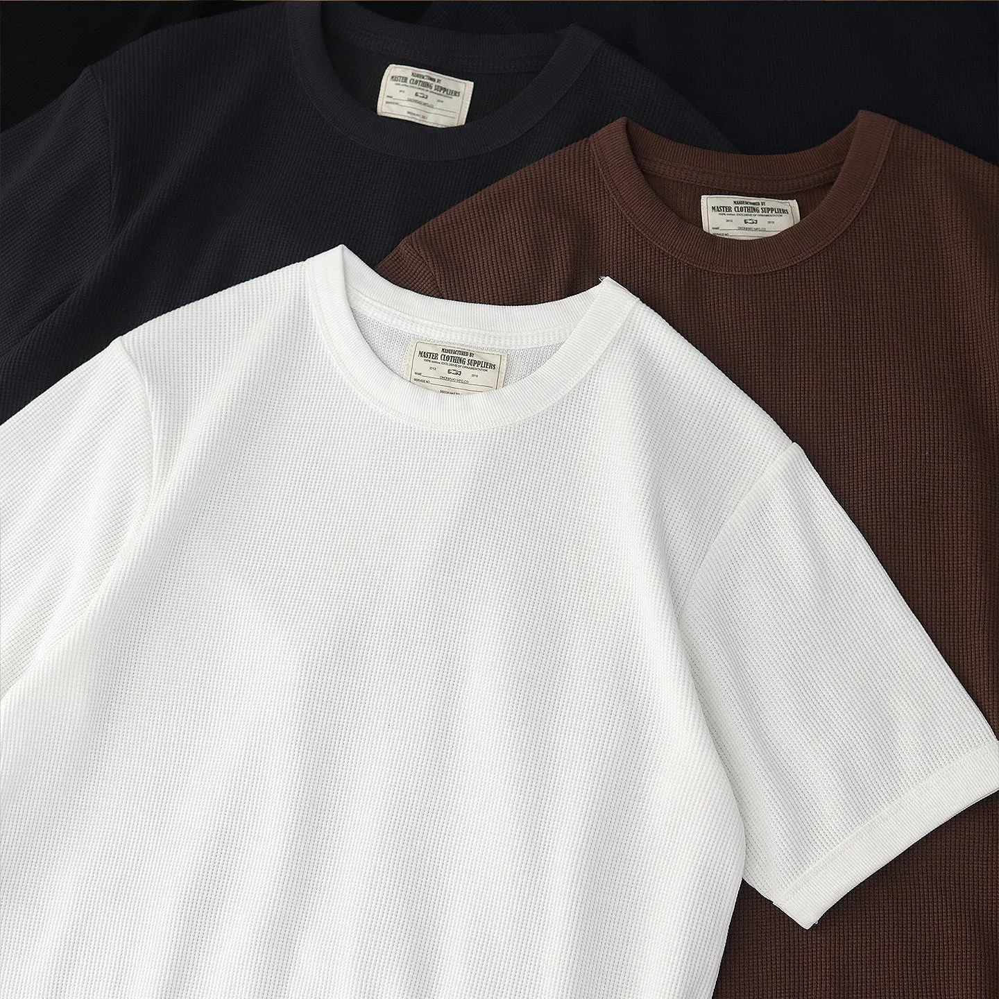 Men's Solid Color Waffle Knit Crew Neck T-Shirt Short Sleeve Soft Basic Casual Top for Daily Wear
Men's Solid Color Waffle Knit Crew Neck T-Shirt Short Sleeve Soft Basic Casual Top for Daily Wear