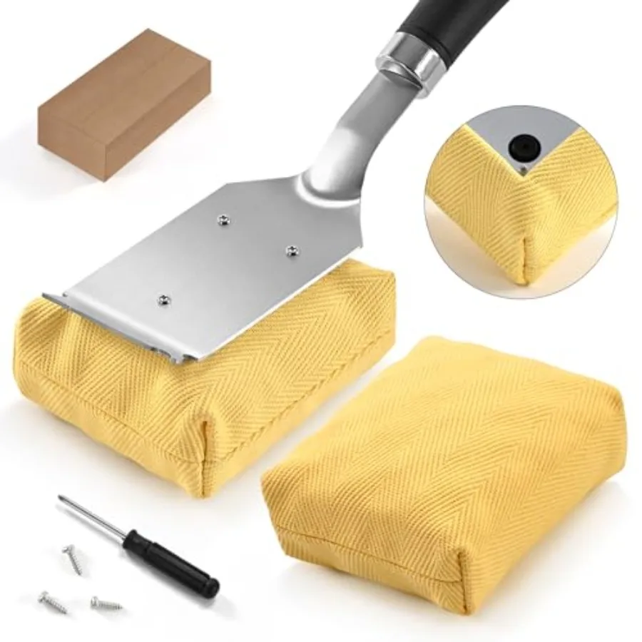 Grill Brush Bristle Free Cleaning Tool 1 Replaceable Head for Any Grate Type- BBQ Steam Grill Brush for Outdoor Grill, Gift for
Grill Brush Bristle Free Cleaning Tool 1 Replaceable Head for Any Grate Type- BBQ Steam Grill Brush for Outdoor Grill, Gift for