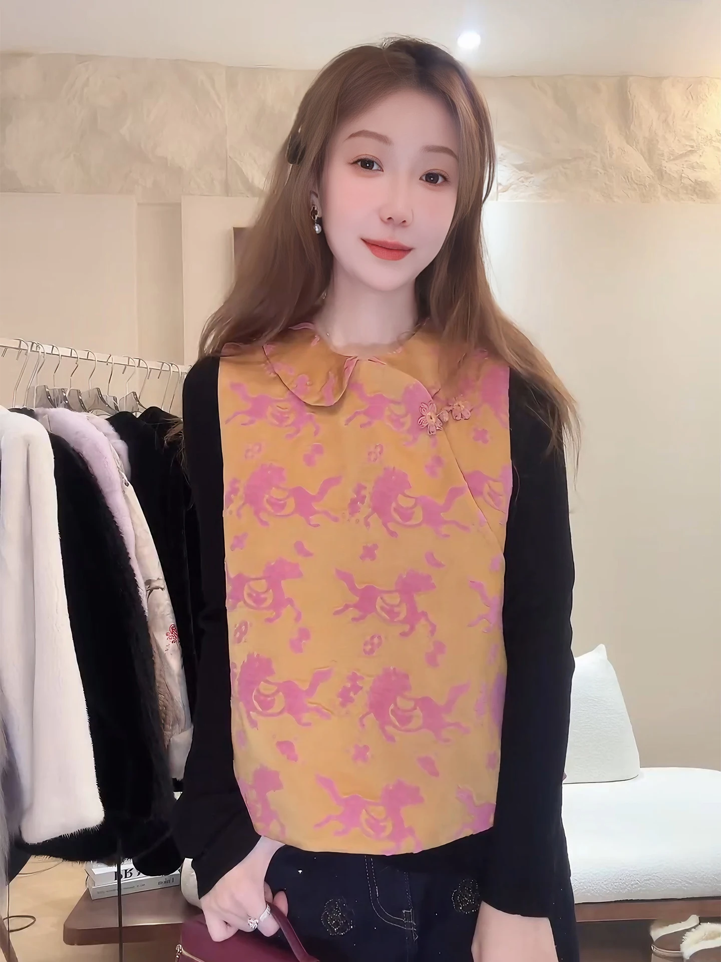 Ретро-жилет в стиле люкс с китайской вышивкой, создающий ощущение высокого класса, DEDM•STUDIO, новая модная женская модель, подходит для всех сезонов
Ретро-жилет в стиле люкс с китайской вышивкой, создающий ощущение высокого класса, DEDM•STUDIO, новая модная женская модель, подходит для всех сезонов