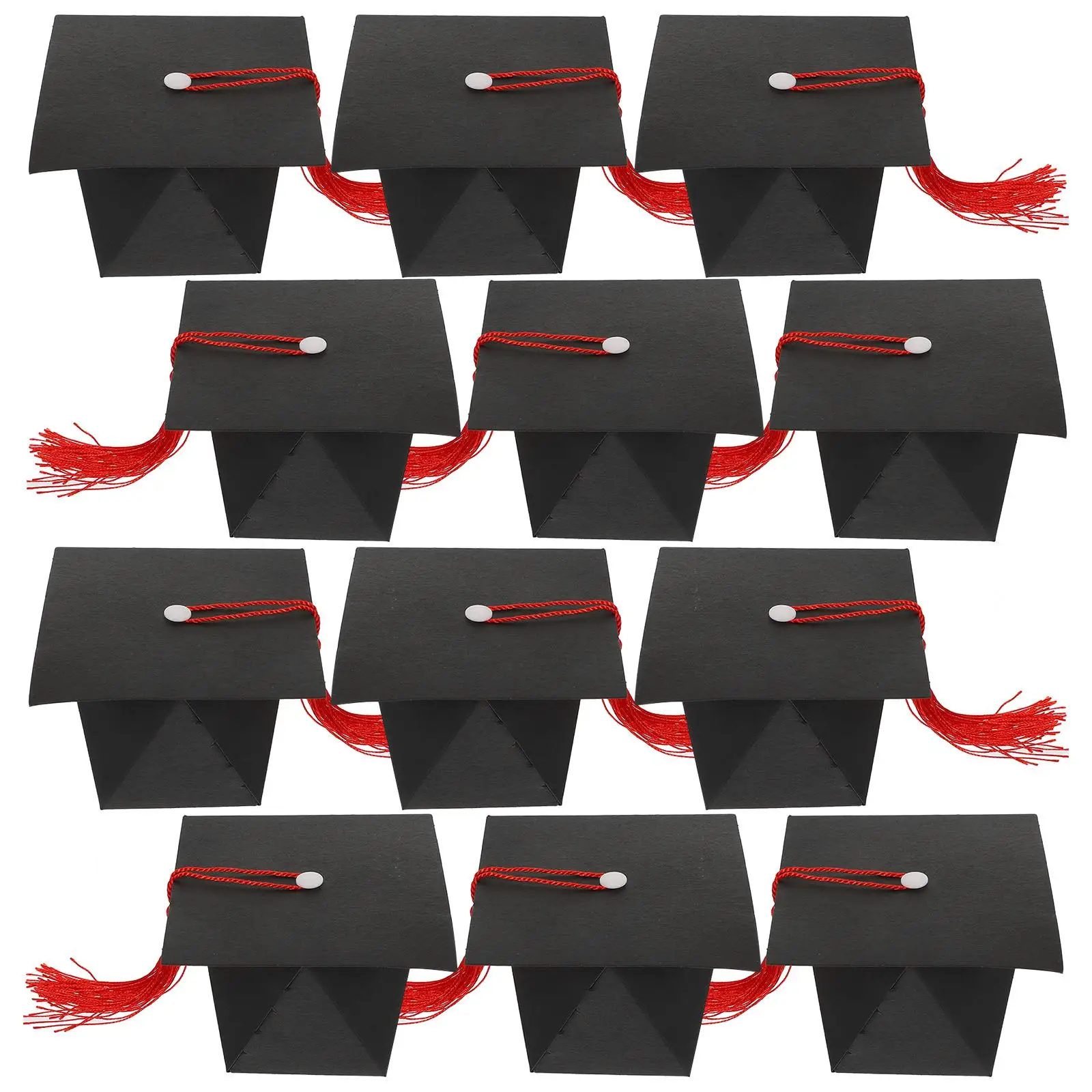 50 Pcs Bachelor's Hat Wedding Candy Box Grad Cap Treat Boxes Graduation Cake for Decorations Paper Bags Child
50 Pcs Bachelor's Hat Wedding Candy Box Grad Cap Treat Boxes Graduation Cake for Decorations Paper Bags Child