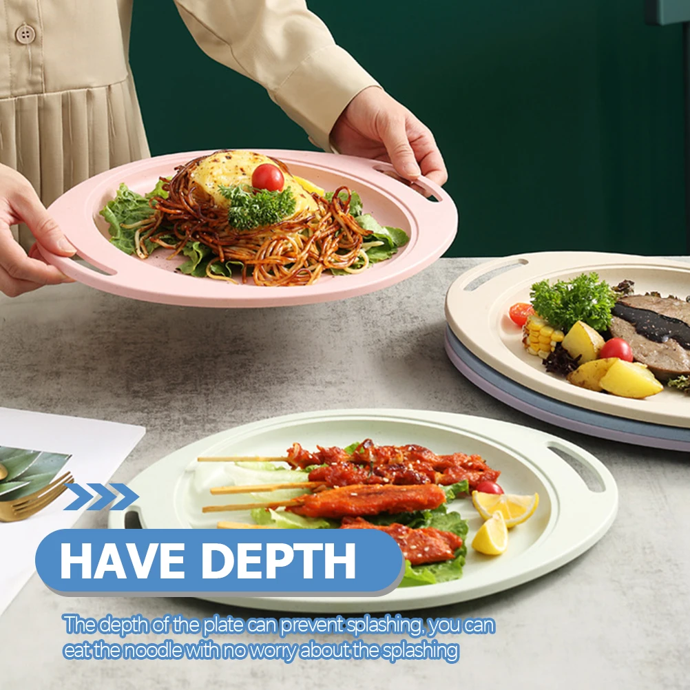 4Pcs Western Food Plates Thick Deep Pasta Salad Fruit Dishes Restaurant Steak Serving Tray Household Kitchen Essentials
4Pcs Western Food Plates Thick Deep Pasta Salad Fruit Dishes Restaurant Steak Serving Tray Household Kitchen Essentials