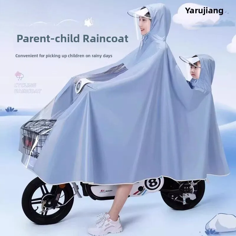 Thickened Vehicle Raincoat Women's Style Full Body Foot Covering Parent-Child Design Long Length Anti-Blast
Thickened Vehicle Raincoat Women's Style Full Body Foot Covering Parent-Child Design Long Length Anti-Blast